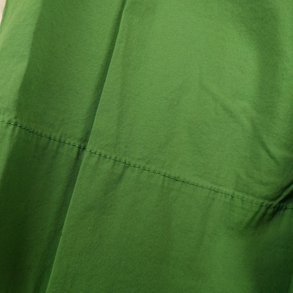 @ Banana Republic sz 6 Green Skirt Aline Pleated - Picture 3 of 6